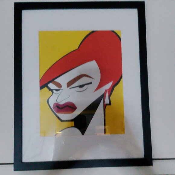 Art | Sandra Bernhard Caricature By Robert Risko | Poshmark